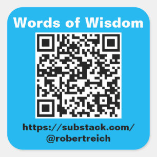 Sheet of six 3 inch, square stickers. sticker