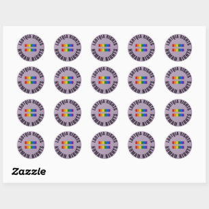 Sheet Of Stickers - Equality For All LGBTQIA 