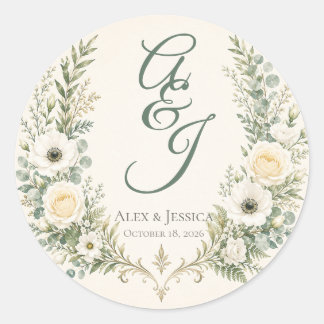Sheet: Personalised Botanical Envelope Seal