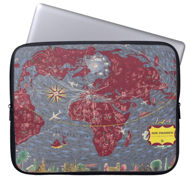 Sheets 1-8: Air France Laptop Sleeve (Front)