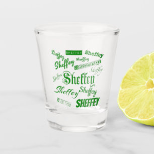 Sheffey Green Fonts - 9568 Shot Glass