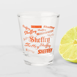 Sheffey Orange Fonts - 9569 Shot Glass
