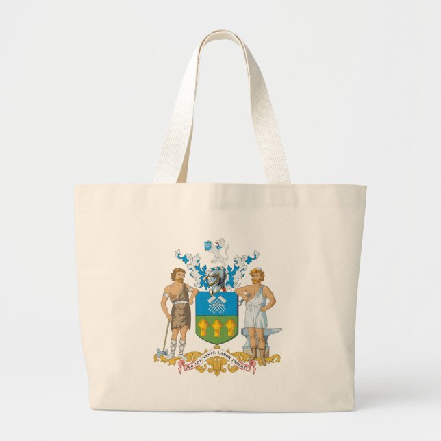 Sheffield Coat of Arms Large Tote Bag (Front)