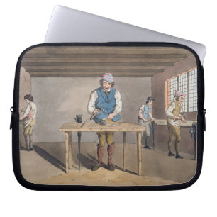 Sheffield Cutler, from `Costume of Yorkshire' engr Laptop Sleeve