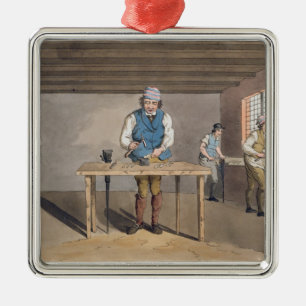 Sheffield Cutler, from `Costume of Yorkshire' engr Metal Ornament