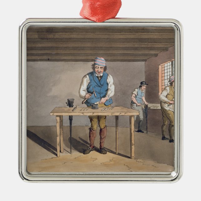 Sheffield Cutler, from `Costume of Yorkshire' engr Metal Ornament (Front)