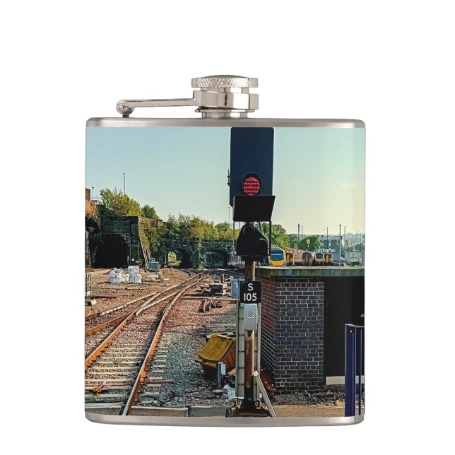 Sheffield depot hip flask (Front)