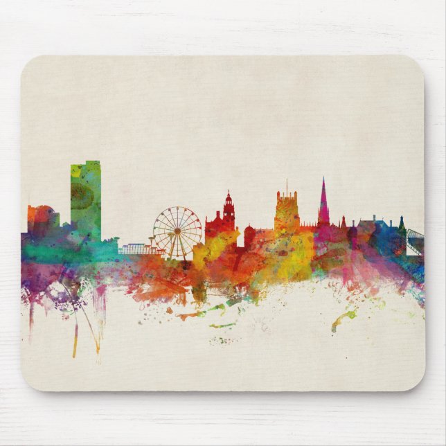 Sheffield England Skyline Mouse Pad (Front)