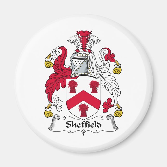 Sheffield Family Crest Magnet (Front)