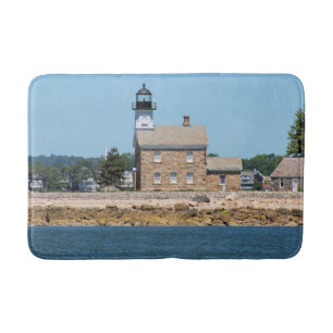Sheffield Island Lighthouse, Connecticut Bath Mat