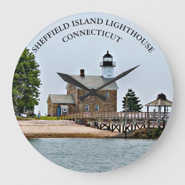 Sheffield Island Lighthouse, Connecticut Clock (Front)