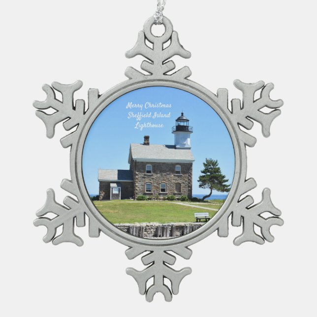 Sheffield Island Lighthouse ornament (Front)