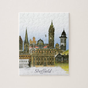 sheffield - south yorkshire, tony fernandes jigsaw puzzle