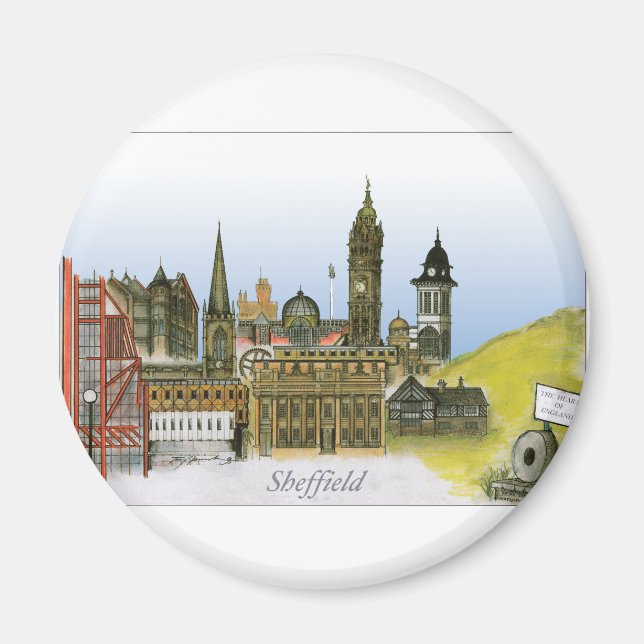sheffield - south yorkshire, tony fernandes magnet (Front)