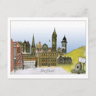 sheffield - south yorkshire, tony fernandes postcard