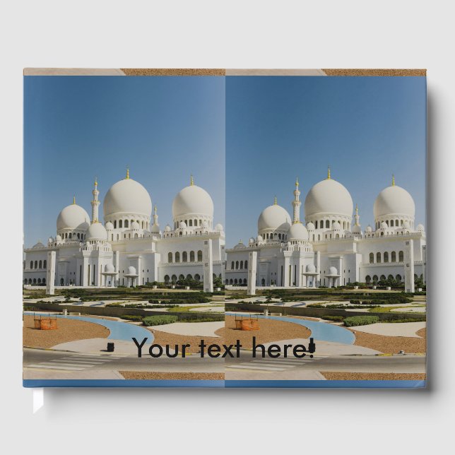 Sheikh Zayed Grand Mosque,Abu Dhabi Guest Book (Front)