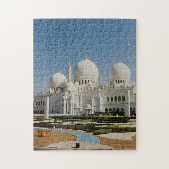 Sheikh Zayed Grand Mosque,Abu Dhabi Jigsaw Puzzle (Vertical)