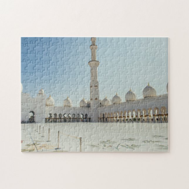 Sheikh Zayed Grand Mosque ,Abu Dhabi Jigsaw Puzzle (Horizontal)