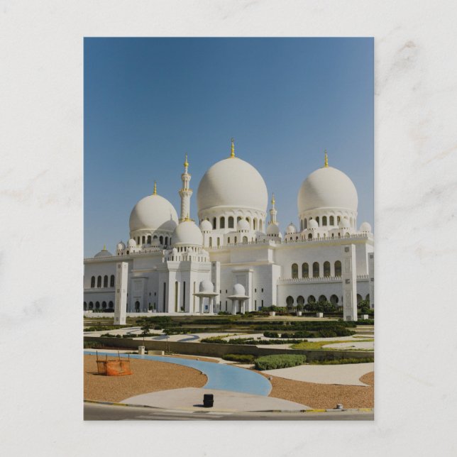 Sheikh Zayed Grand Mosque,Abu Dhabi Postcard (Front)