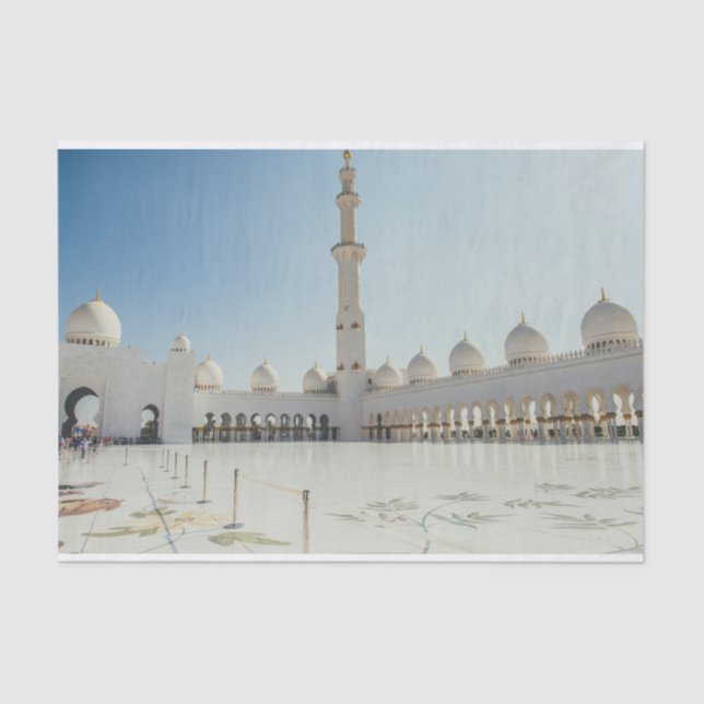 Sheikh Zayed Grand Mosque ,Abu Dhabi Tissue Paper (Front)