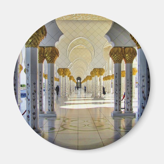Sheikh Zayed Grand Mosque Corridor Magnet (Front)