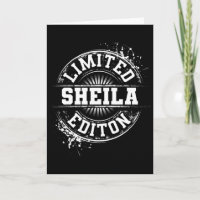 Sheila Limited Edition Funny Personalised Name Gif