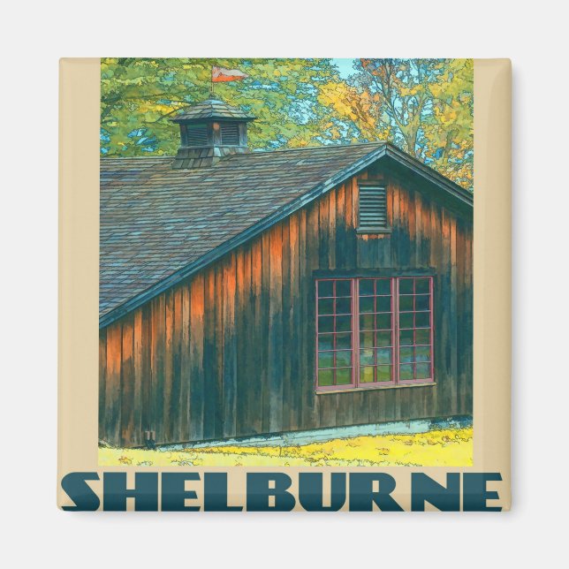 Shelburne Vermont Travel Magnet (Front)