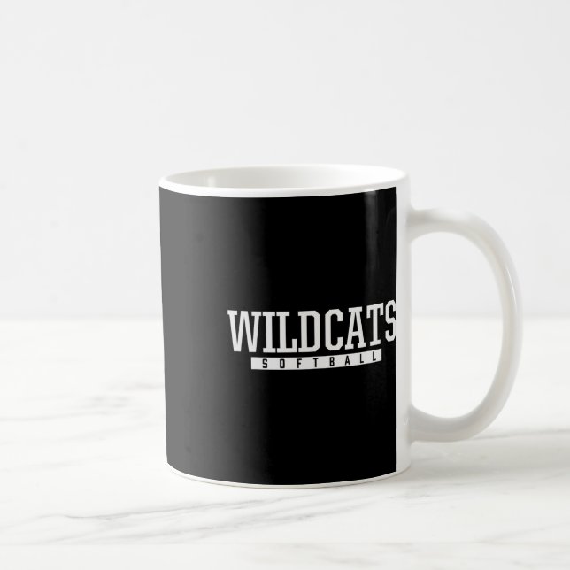 Shelby County Wildcats Softll Hs  Coffee Mug (Right)