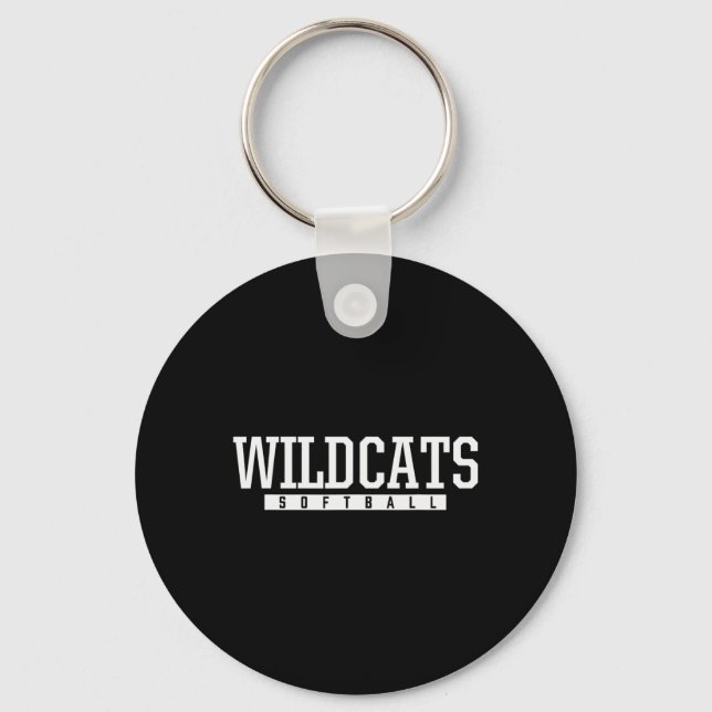 Shelby County Wildcats Softll Hs  Key Ring (Front)