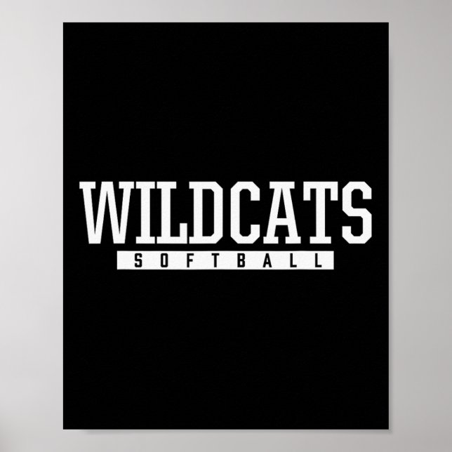 Shelby County Wildcats Softll Hs  Poster (Front)