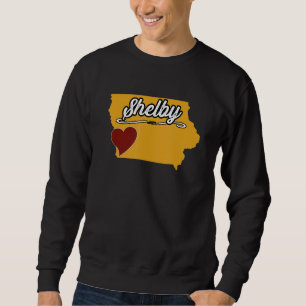 SHELBY IOWA IA USA Cute Souvenir Merch US City S Sweatshirt