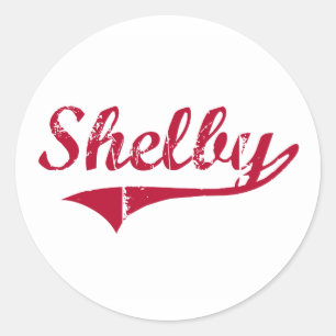 Shelby Mississippi Classic Design Round Sticker