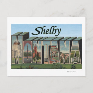 Shelby, Montana Postcard