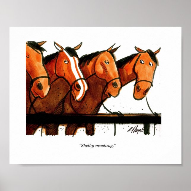 Shelby Mustang Poster (Front)