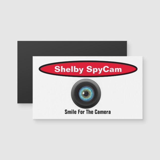 Shelby NC SpyCam Fridge Magnet (Front/Back)