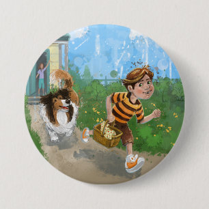 Sheldon and Davie Adventure 7.5 Cm Round Badge