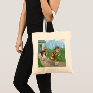 Sheldon and Davie Adventure Tote Bag