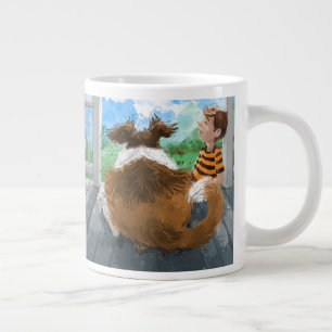 Sheldon and Davie Relaxing Large Coffee Mug
