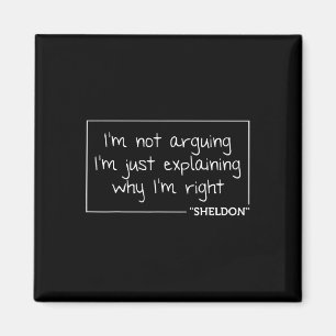 Sheldon Quote Fun Birthday Personalised Name Gift  Magnet