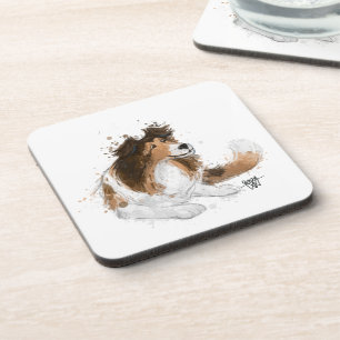 Sheldon the Sheltie Coaster