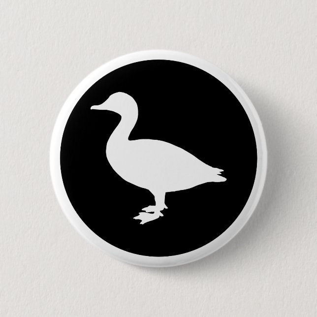 Sheldrake Duck 6 Cm Round Badge (Front)
