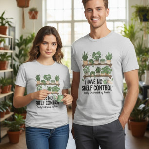 Shelf Control Succulent Plant Lover T-Shirt Tri-Blend Shirt
