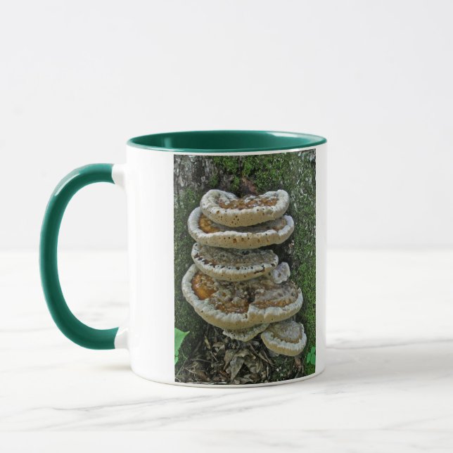 Shelf Fungi on Stump Mug (Left)