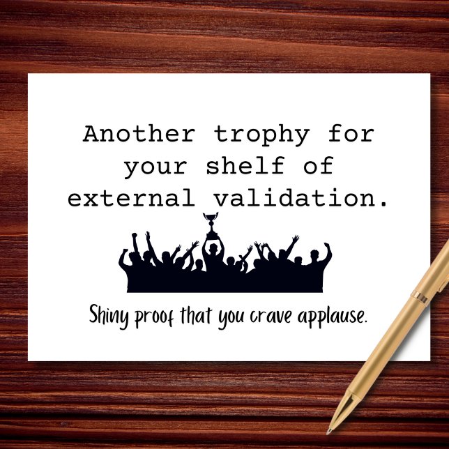 Shelf of External Validation Congratulations Card (Creator Uploaded)