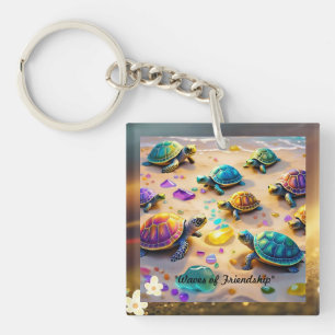"Shell-abrate Good Times" Key Ring