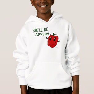 SHE'LL BE APPLES Kids Hooded Sweatshirt