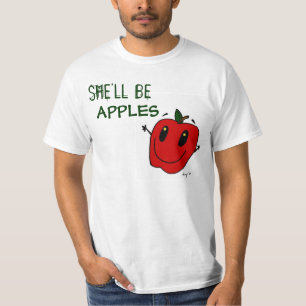 SHE'LL BE APPLES Mens Value T-Shirt