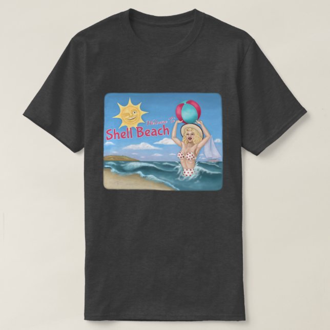 Shell Beach T-Shirt (Design Front)