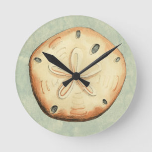 Shell Collector Round Clock