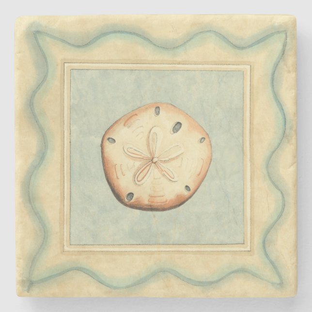 Shell Collector Stone Coaster (Front)